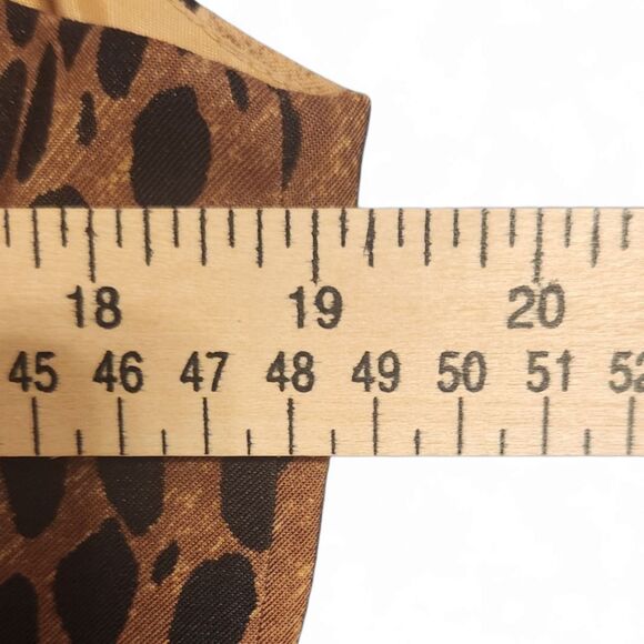 Michael Kors Leopard Print Sleeveless Midi Dress, Women's Size 12 Sheath Shift - Picture 5 of 6